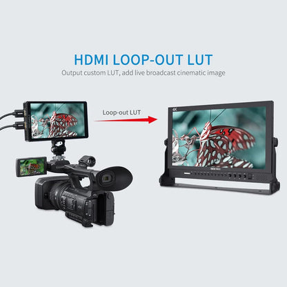FEELWORLD CUT6 6-Inch 4K HDMI Recording Monitor Kit