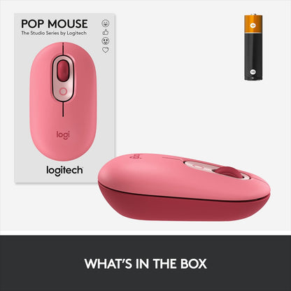 Logitech POP Wireless Mouse with Emojis - Renewed