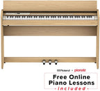 Roland F701-LA Digital Home Piano Light Oak