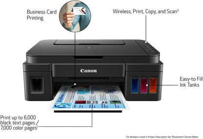 Canon PIXMA G3202 Wireless MegaTank Color Printer Bundle