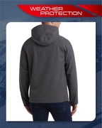 Spyder Softshell Jacket Mens Lightweight Hooded Fleece