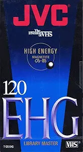 JVC T120EHG Extra High Grade VHS Tape — main product image