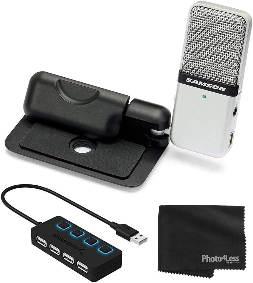 Samson GOMICS Go Mic Portable USB Condenser Microphone Bundle