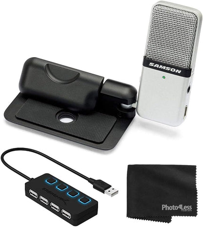 Samson GOMICS Go Mic Portable USB Condenser Microphone Bundle