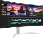 LG CRTE9LG38WN95CW 38-Inch UltraWide QHD+ Curved Monitor Renewed