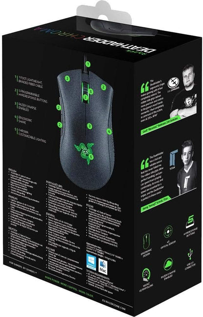 Razer RZ01-01210100-R3U1 DeathAdder Chroma Ergonomic Gaming Mouse