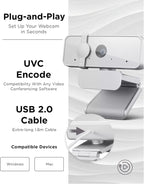 Lenovo GXC1B34793 HD 1080p Webcam Wide Angle