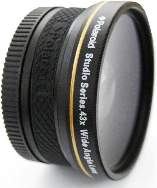 Polaroid PL4358W .43X HD Wide Angle Lens 58mm