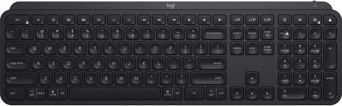 Logitech 920-009295 MX Keys Wireless Illuminated Keyboard