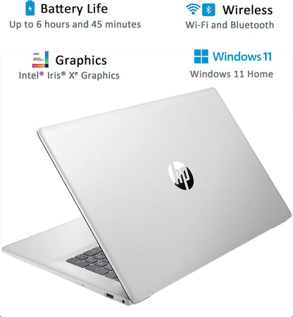 HP 17 Laptop i5-1235U 32GB 1TB SSD 17.3" FHD Renewed