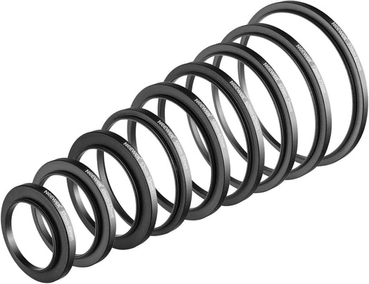 Neewer 10093012 Lens Filter Adapter Rings Set (9 Pieces)