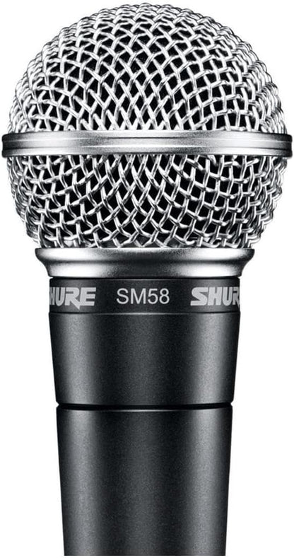 Shure SM58-LC Cardioid Dynamic Vocal Microphone Bundle