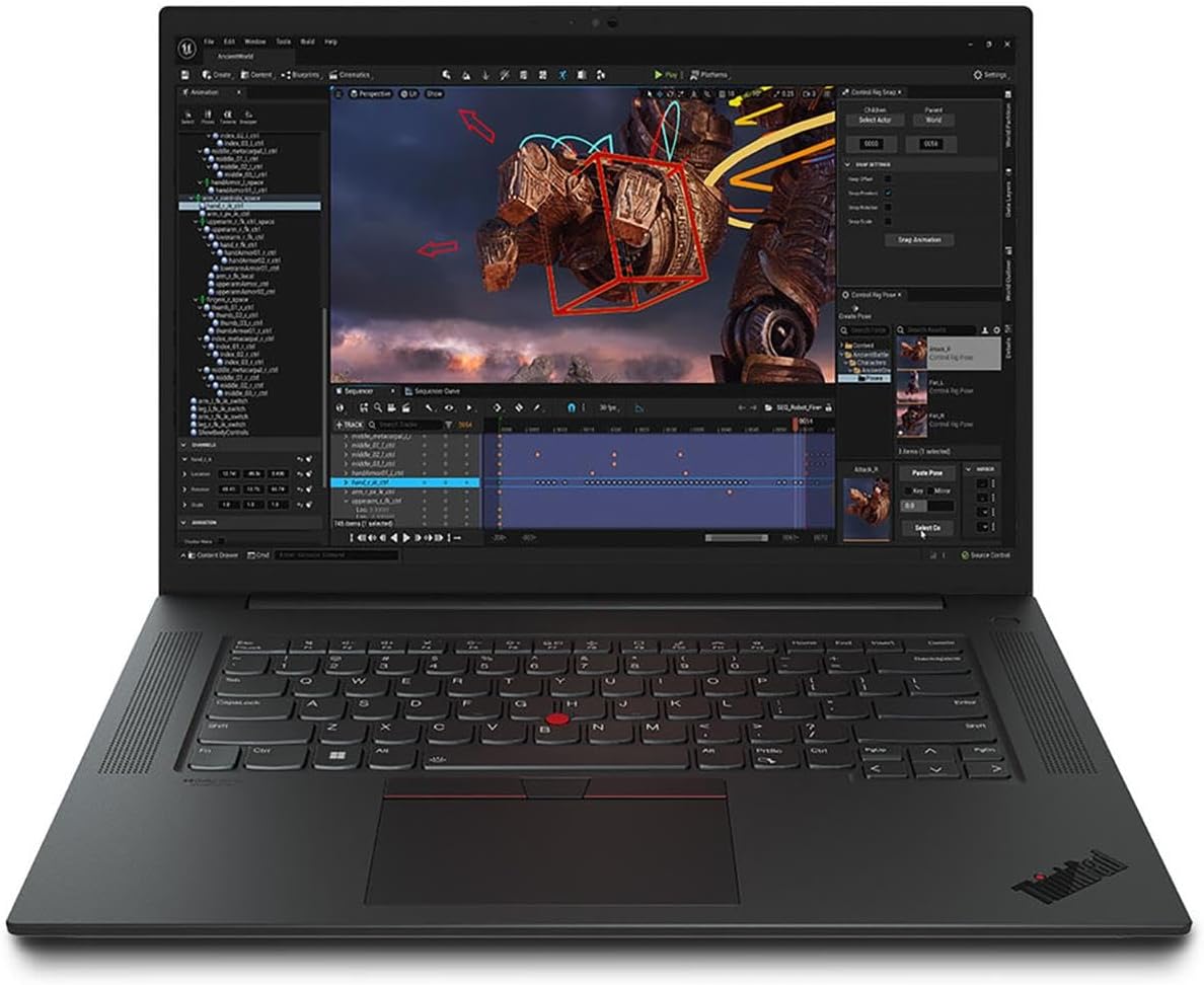 Lenovo 21FV001GUS ThinkPad P1 Gen 6 16" Touch Workstation
