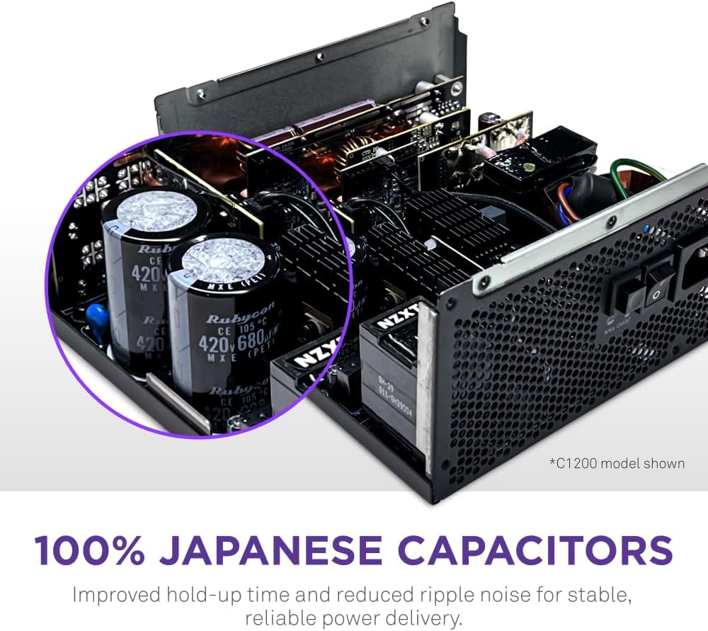 NZXT PA-0G2BB-US C1000 Gold ATX 3.1 Power Supply