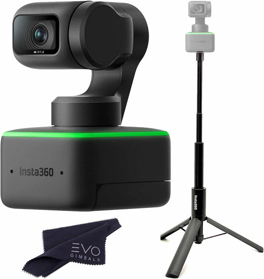 Insta360 Link CINSTBJ/A_2-IN-1 SELFIE 4K PTZ Webcam AI Tracking