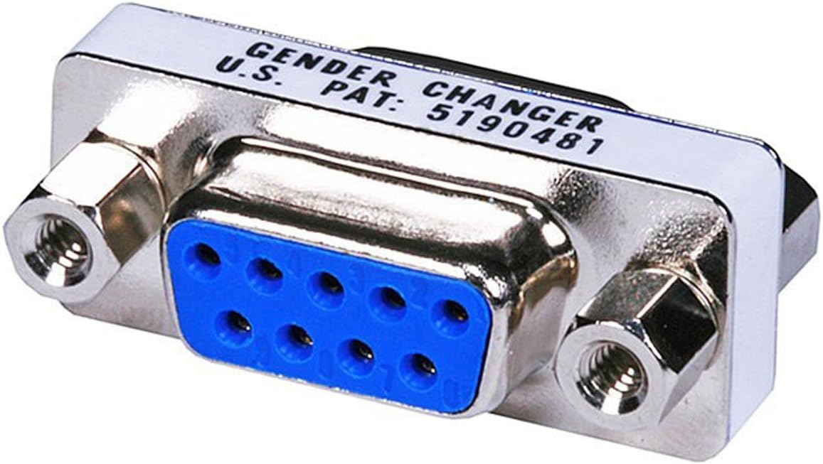 Monoprice 101186 DB9 Female to Female Mini Gender Changer