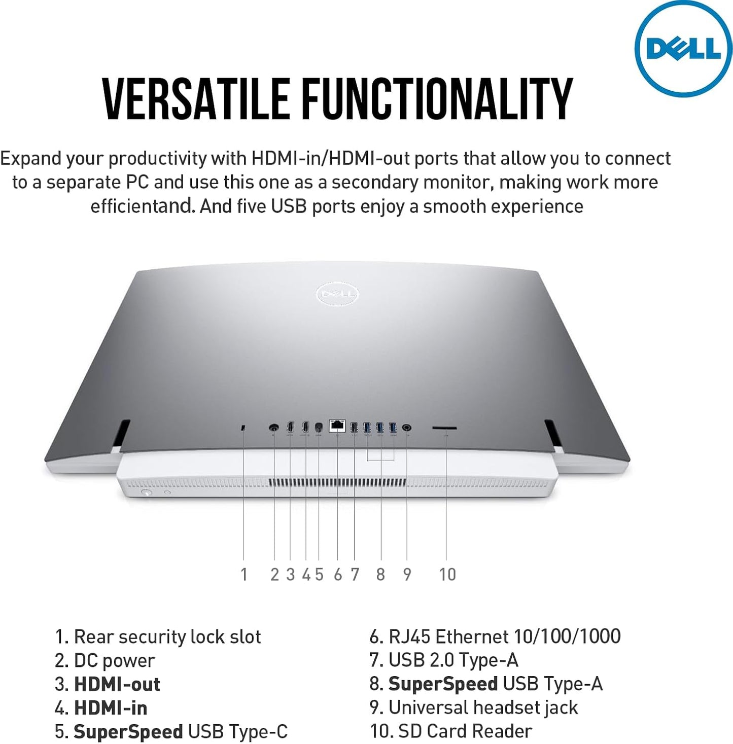 Dell Inspiron 27 All-in-One i7 MX330 Touchscreen Desktop