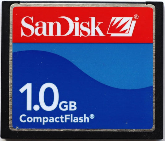 SanDisk SDCFB-1000-A10 1GB CompactFlash CF Card