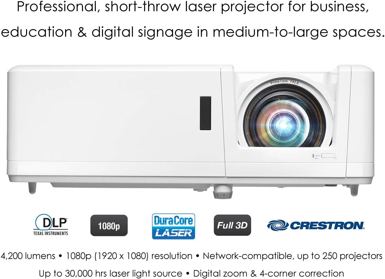 Optoma ZH406ST 4200 Lumens Short Throw Projector