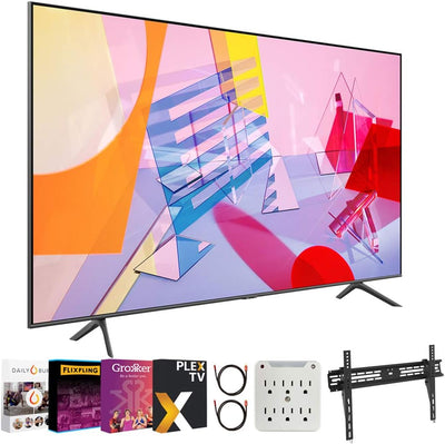 Samsung E6SAMQN75Q60TA 75" QLED 4K UHD HDR Smart TV Bundle