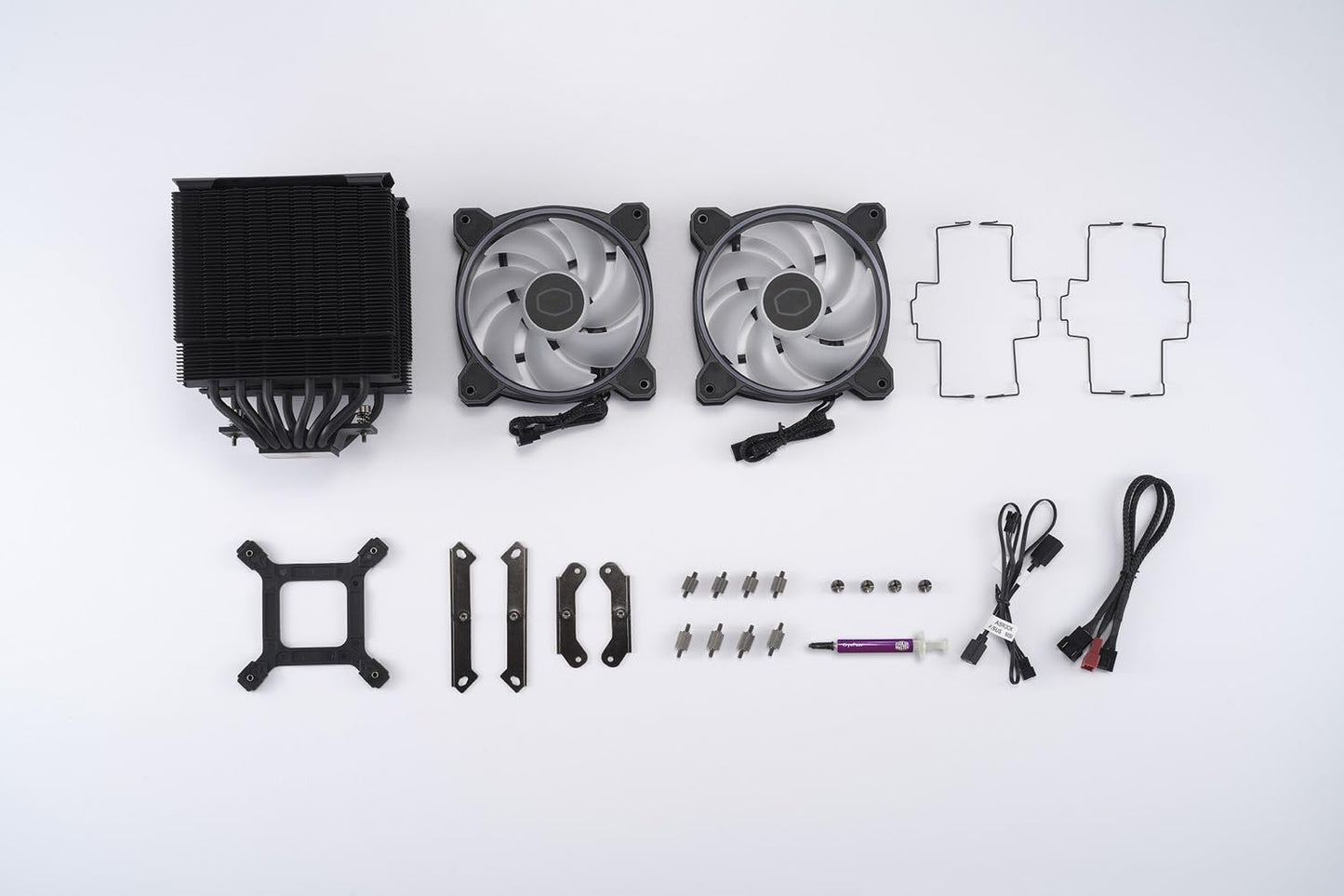 Cooler Master RR-D6BB-20PA-R1 Hyper 622 Halo Black CPU Air Cooler - Dual Tower ARGB