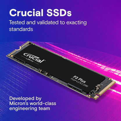 Crucial CT1000P3PSSD8 P3 Plus 1TB Gen4 NVMe SSD