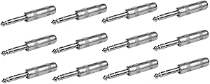 Switchcraft 297 TRS 1/4" Phone Plug 12-Pack