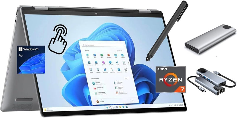 HP 16-ad Envy x360 AI Copilot Laptop Ryzen 7 1TB SSD — main product image
