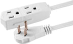 GE 50251 3-Outlet Flat Plug Extension Cord