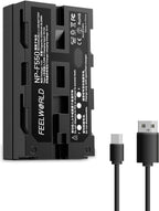 FEELWORLD AA-ANP55-LY-US NP-F550 Replacement Battery - 2200mAh, USB-C
