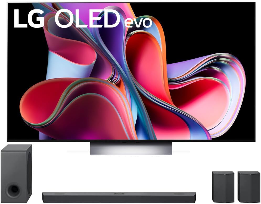 LG E95LGOLED77G3PUA 77" OLED evo G3 TV Soundbar Bundle