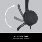 Logitech 981-000507 USB Headset H340 Stereo Black