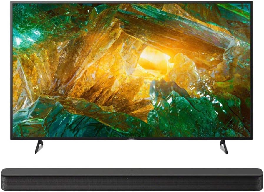 Sony XBR X55800H 55-Inch 4K Smart TV Soundbar Bundle