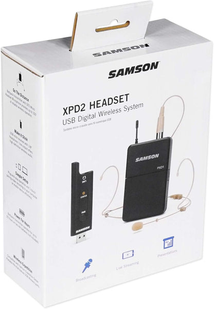 Samson SWXPD2BDE5 XPD2 Headset USB Digital Wireless System