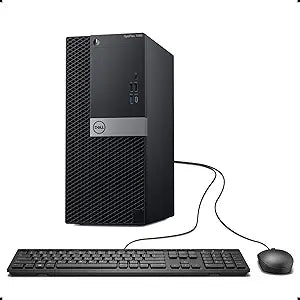 Dell Optiplex 7060 Tower Desktop, i5-8500, 16GB, 1TB, WiFi, Renewed