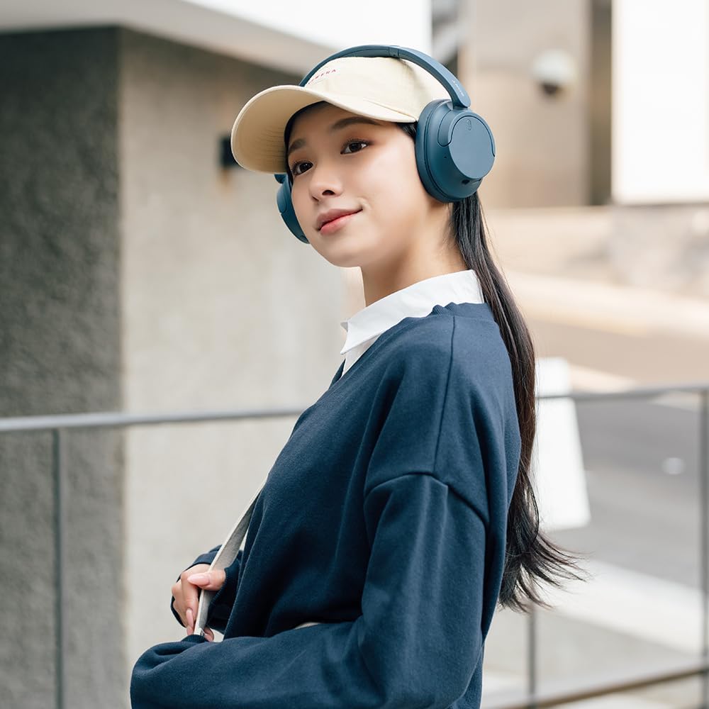 Sony WH-CH720NL Noise Canceling Wireless Bluetooth Headphones - Blue