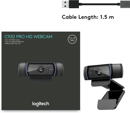 Logitech 960-000764 HD Pro Webcam C920 1080p