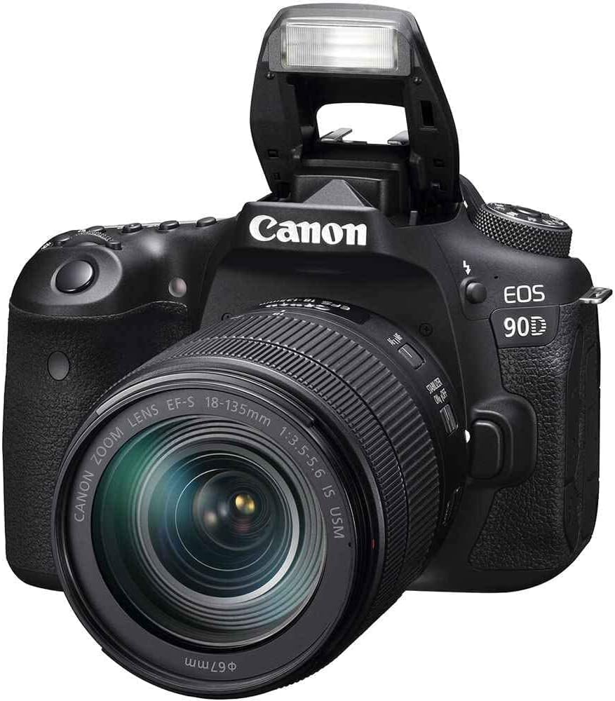 Canon 3616C017 EOS 90D DSLR Camera with 18-135mm Lens
