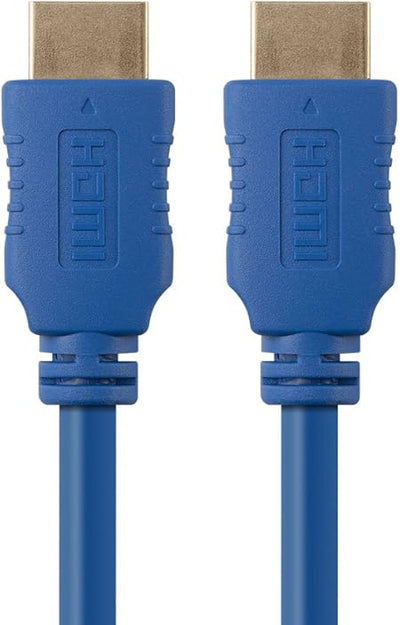 Monoprice 103944 1.5 Feet 4K HDMI Cable Blue
