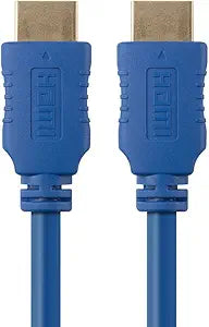 Monoprice 103944 HDMI High-Speed Cable 1.5ft Blue