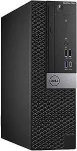 Dell 7050-SFF i5 Desktop - 32GB, 1TB NVMe + 2TB HDD, WiFi 6, Win10 Pro (Renewed)