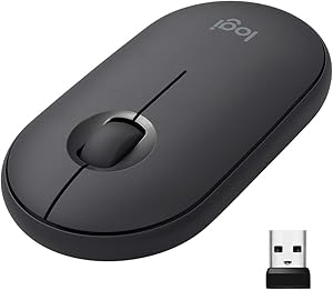 Logitech M355 Silent Portable Wireless Mouse - Renewed