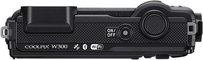 Nikon W300 Waterproof Underwater Digital Camera Black