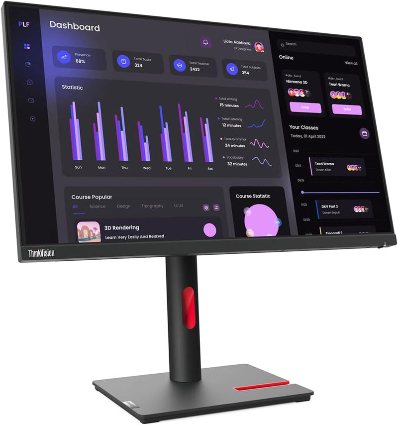 Lenovo 63CFMAR1US ThinkVision T24i-30 23.8