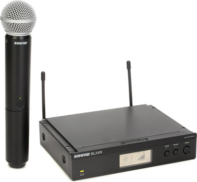 Shure BLX24R/SM58-H9 Wireless Microphone System - UHF, Rack Mount