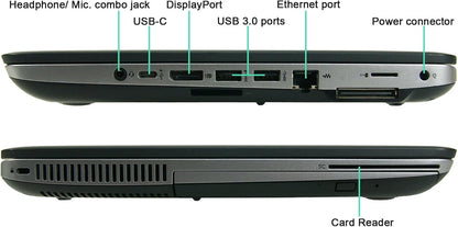 HP ProBook 640 G2 i5 8GB 256GB SSD 14-Inch Laptop