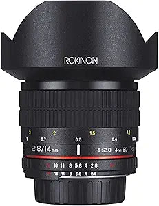 Rokinon AE14M-C 14mm f/2.8 Ultra Wide Lens - Canon EF