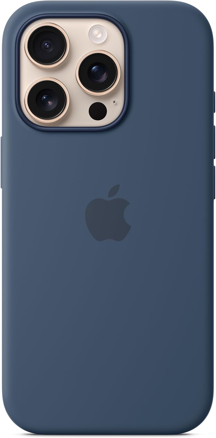 Apple iPhone 16 Pro Silicone Case MagSafe Denim — main product image