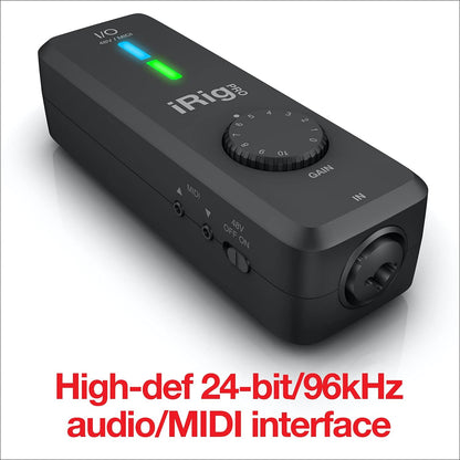 IK Multimedia IP-IRIG-PROIO-IN iRig Pro I/O Audio Interface