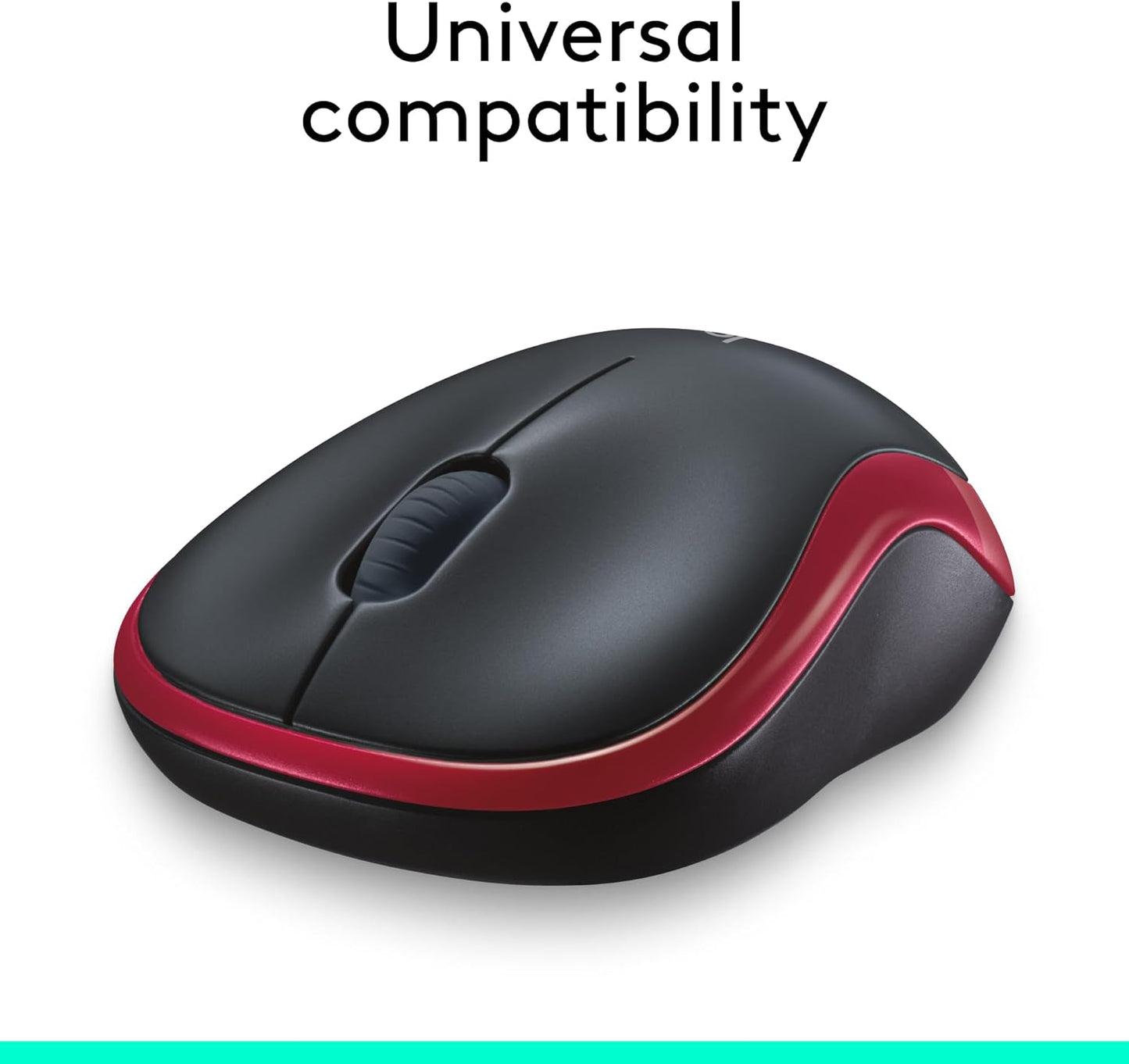 Logitech 910-003635 M185 Red Wireless Mouse
